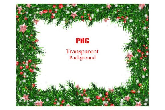 Christmas Frame Border: Illustrations for Festive Design
