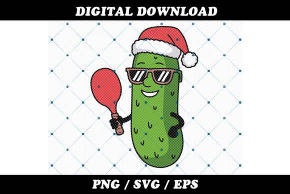 Christmas Pickle & Santa Hat Illustrations Review