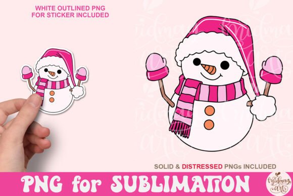 Christmas Snowman Santa Png: Festive Illustrations