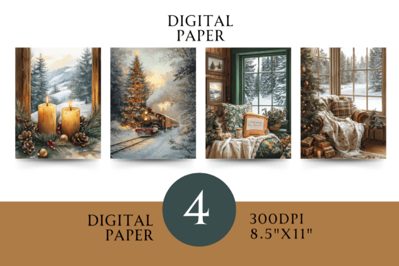 Cozy Christmas Illustration JPG Review