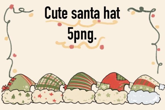Cute Santa Christmas Hat Illustrations Review
