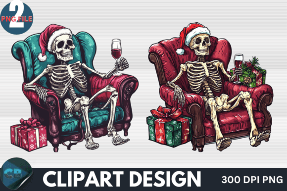 Funny Skeleton Santa Clipart: A Seller’s Review