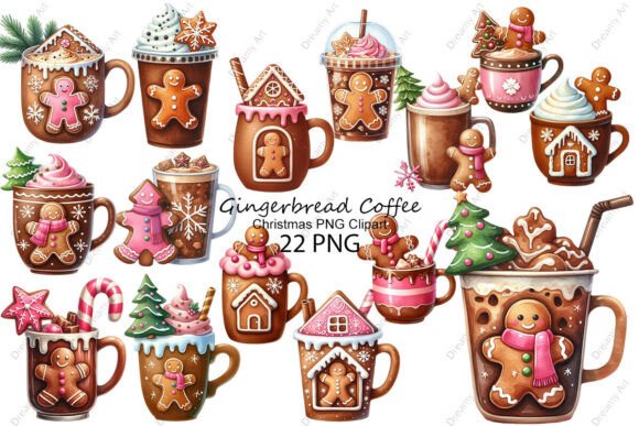 Gingerbread Christmas Coffee PNG Clipart: A Brand Review