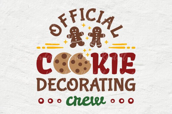 Official Cookie Decorating, Christmas Illustrations