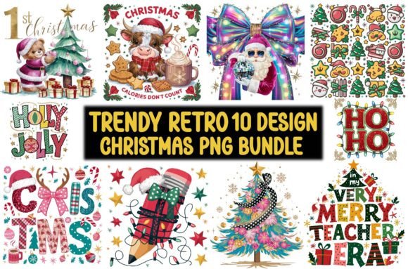 Retro Christmas PNG Bundle: A Designer’s Real-World Review
