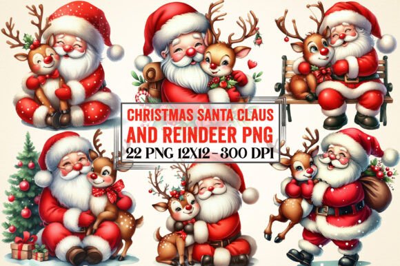 Review: Santa Claus & Reindeer Illustrations