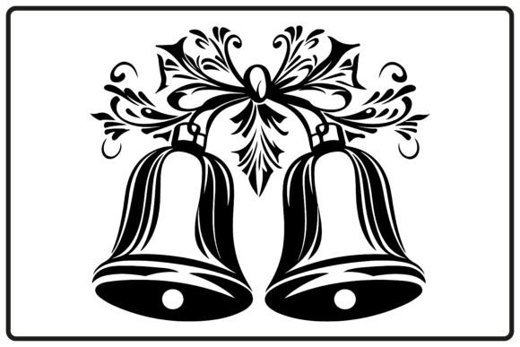 Reviewing Christmas Bells Silhouette Black Clipart for Embroidery