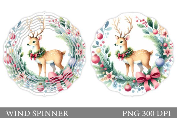 Reviewing the Christmas Deer Wind Spinner Sublimation Design